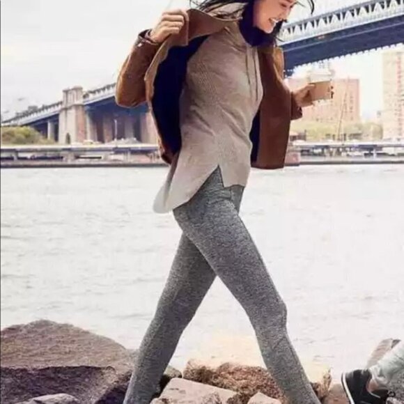 Athleta Herringbone Metro High Waisted Legging Grey‎ Small - Picture 2 of 8